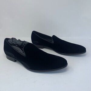 To Boot New York Adam Derrick Bolton Loafers Men's‎ 12 Black Velvet Slip-on 8100